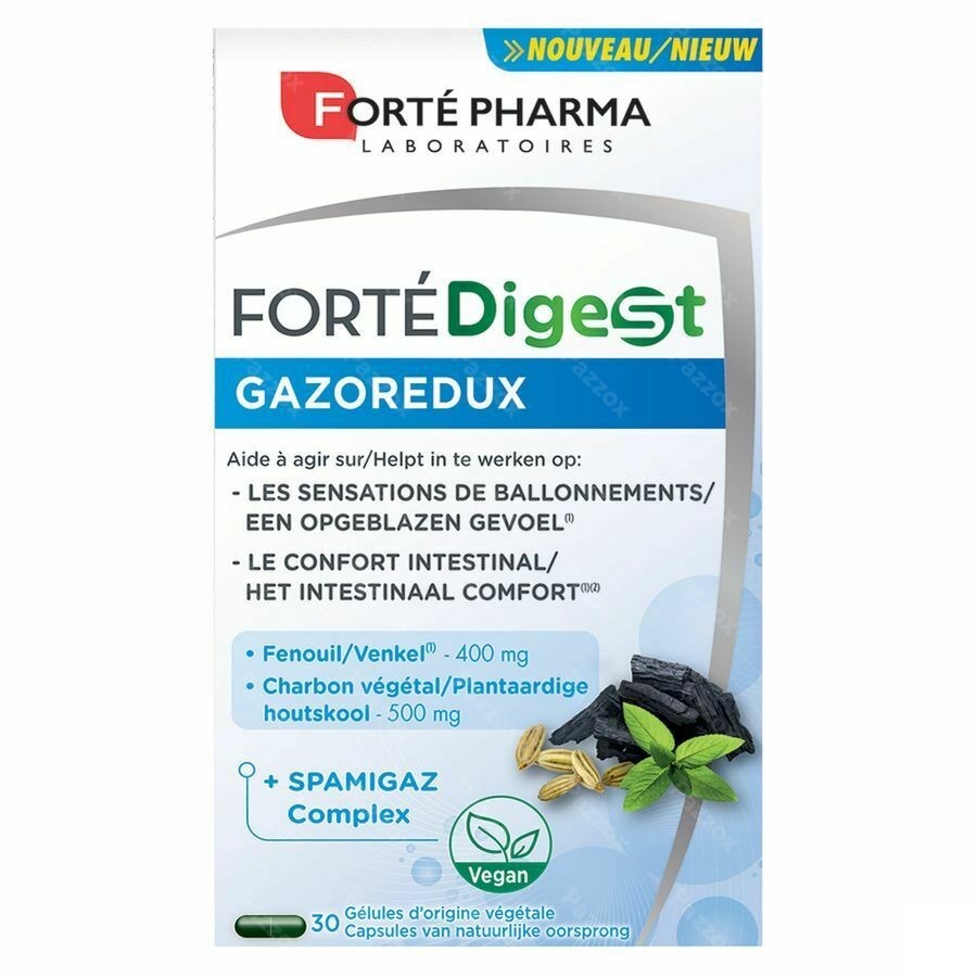 Forté Pharma Fortedigest Gazoredux 30 Gélules