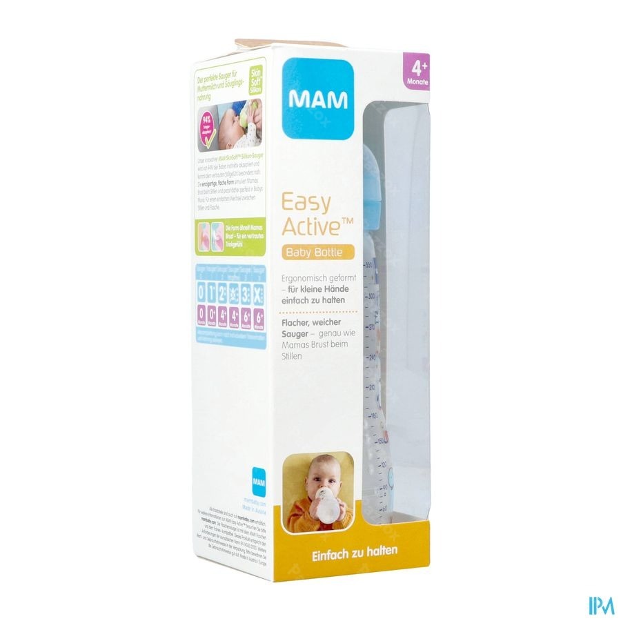 Mam Easy Active Baby Bottle Jongen 330ml