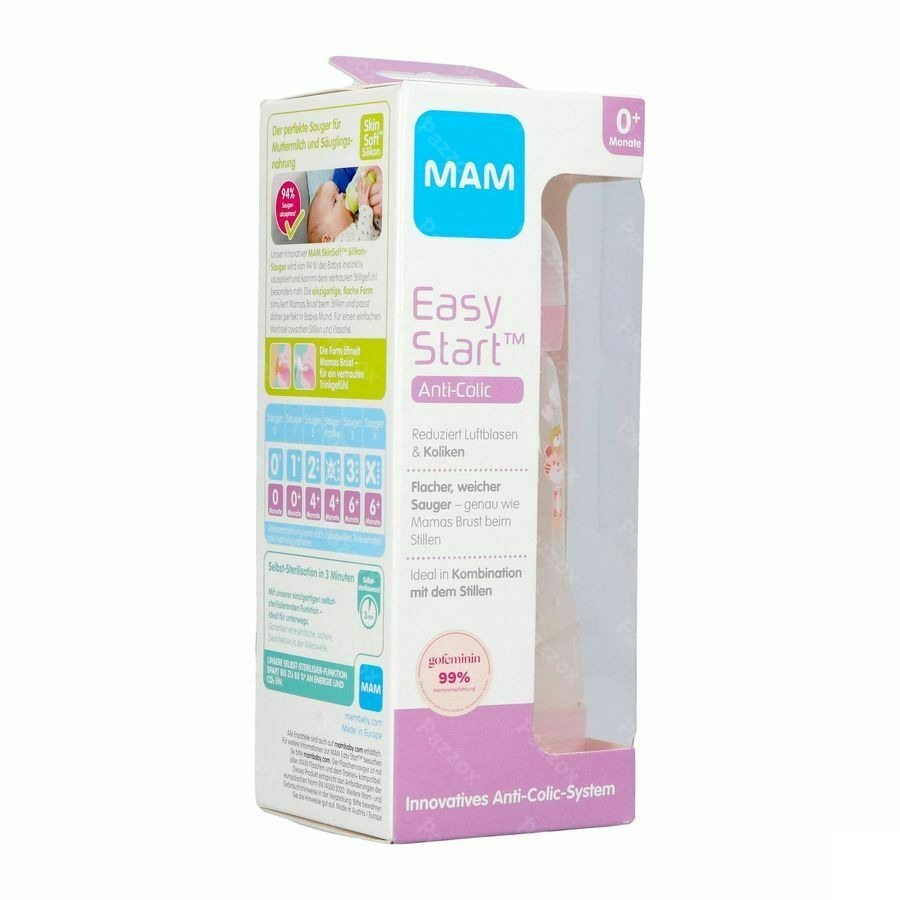 Mam Easy Start A/colic Fille 260ml