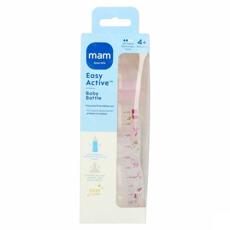 Mam Easy Active Baby Bottle Fille 330ml