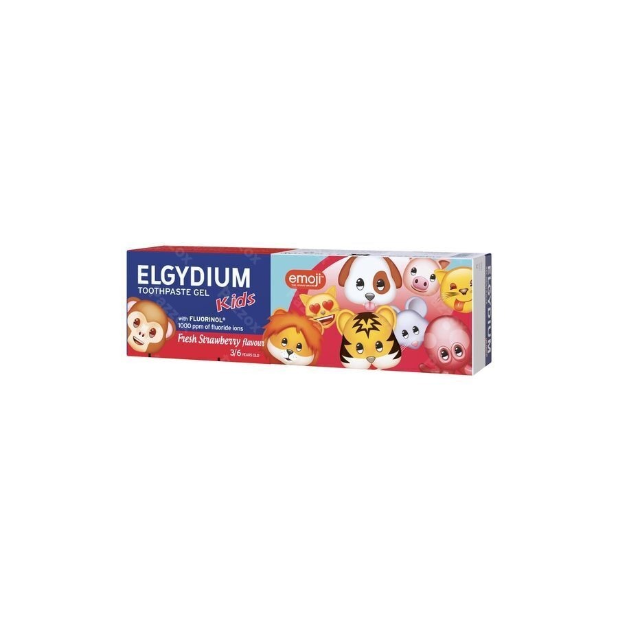 Elgydium Kids Emoji Dentifrice Fraise Givrée 50ml