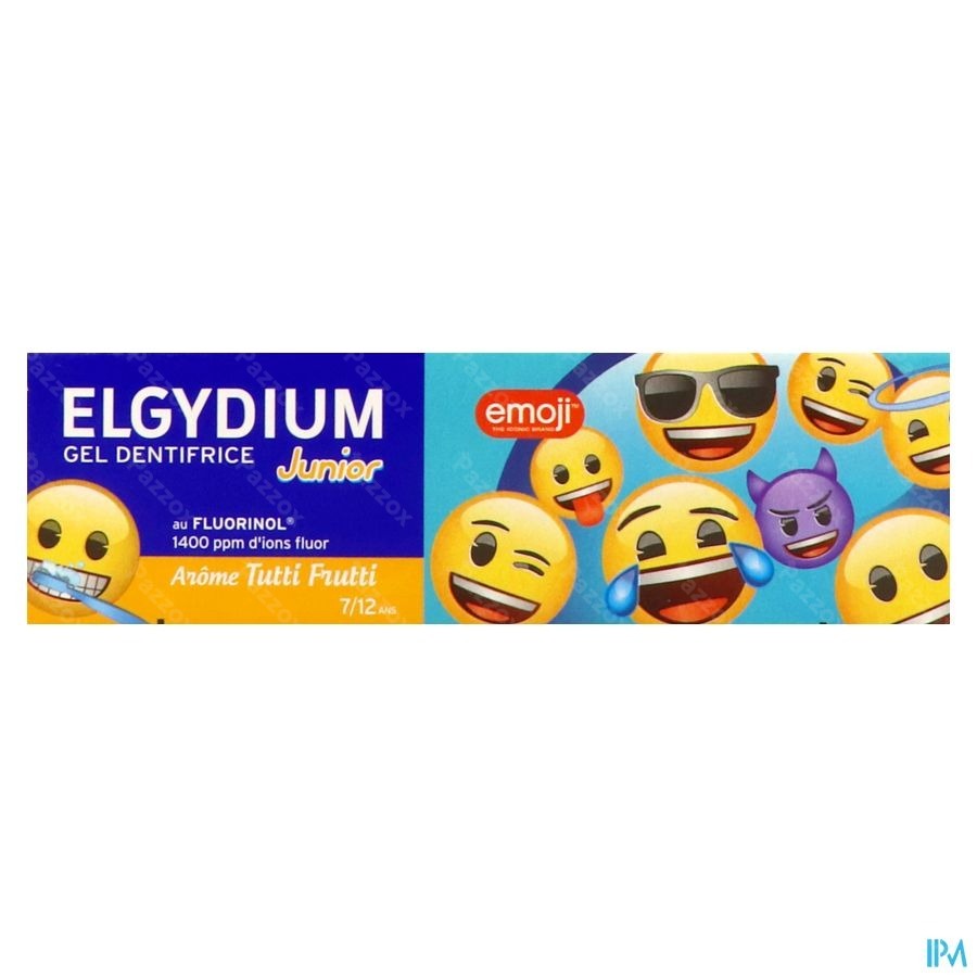 Elgydium Dentifrice Junior Emoji Tutti Frutti 50ml