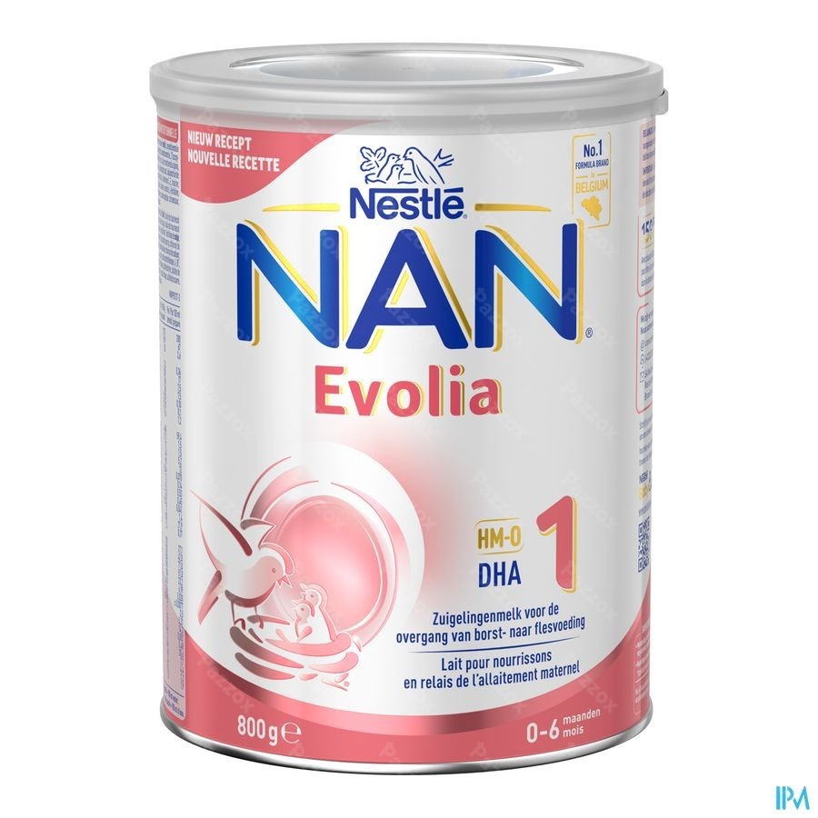 Nan Evolia 1 Zuigelingenmelk Baby 0-6 Maanden 800g
