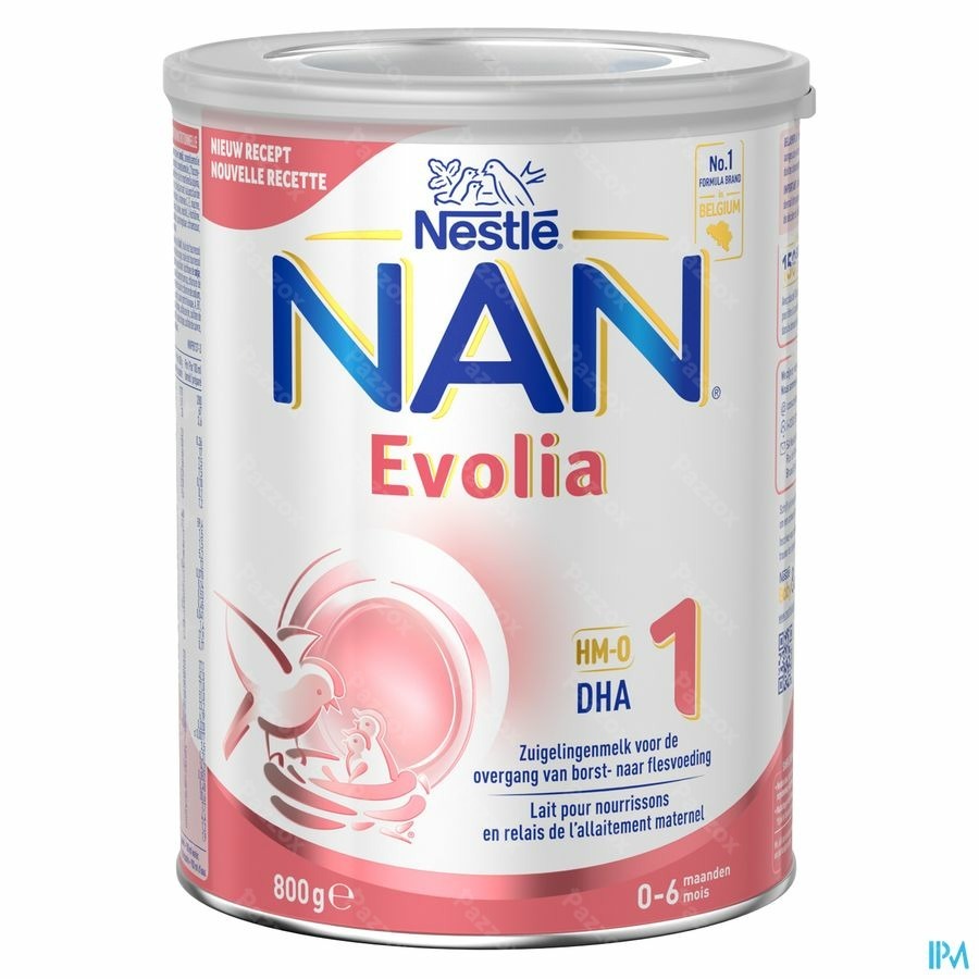 Nan Evolia 1 Zuigelingenmelk Baby 0-6 Maanden 800g