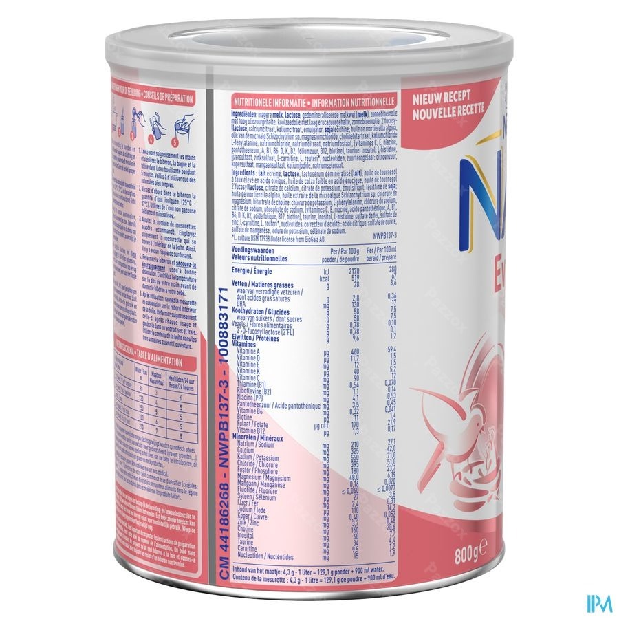 Nan Evolia 1 Zuigelingenmelk Baby 0-6 Maanden 800g