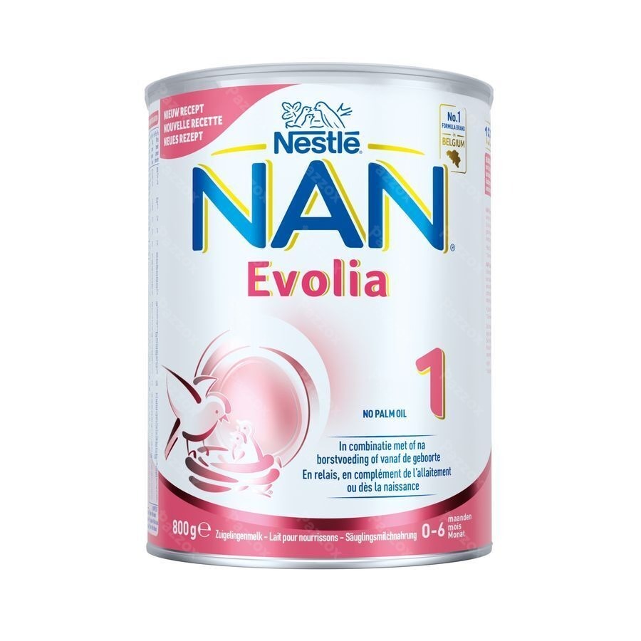 Nan Evolia 1 Zuigelingenmelk Baby 0-6 Maanden 800g