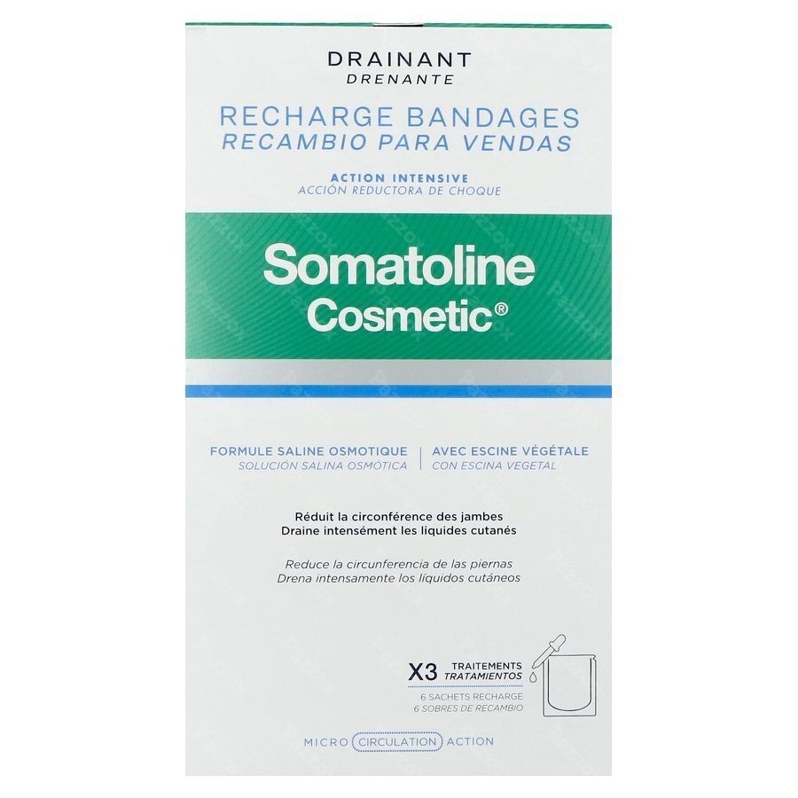 Somatoline Cosm. Bandages Drainant Kit Recharges