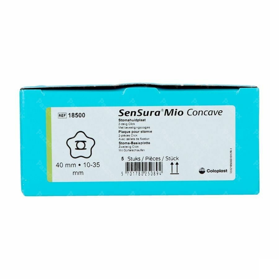 Sensura Mio Concave 2d Plaat Uitknipb. 10-35mm 5