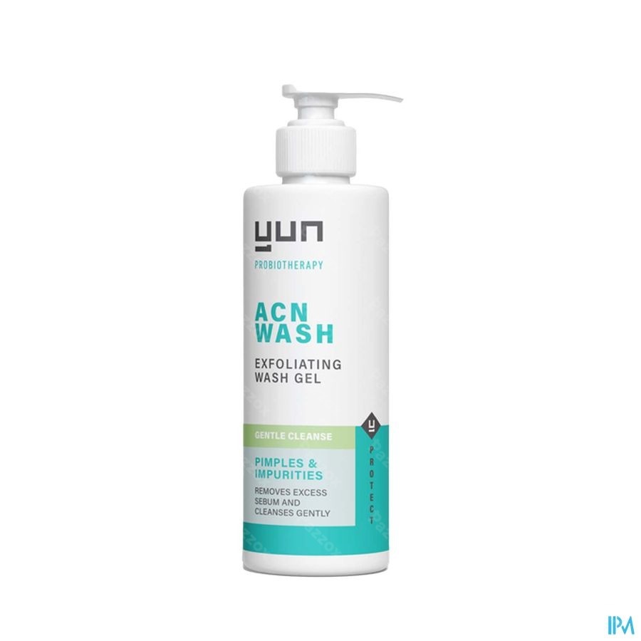 Yun ACN Gel Lavant Exfoliant Visage Peau Mixtes et Sèches 150ml