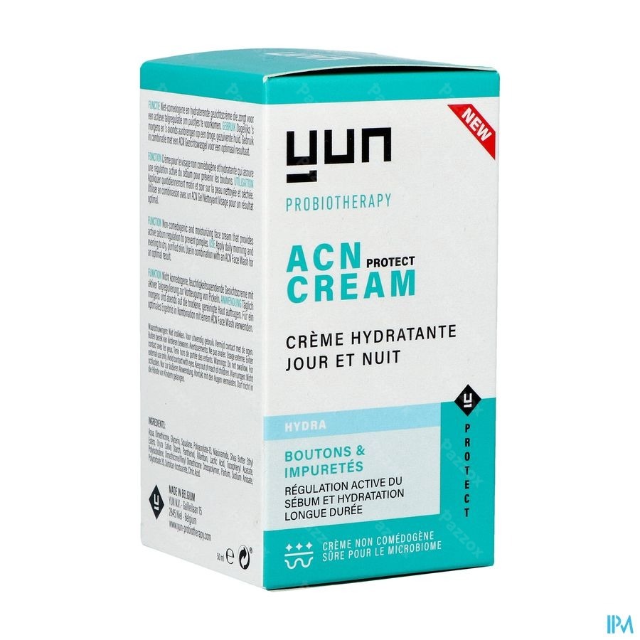 Yun ACN Hydra Crème Hydratante Visage 50ml