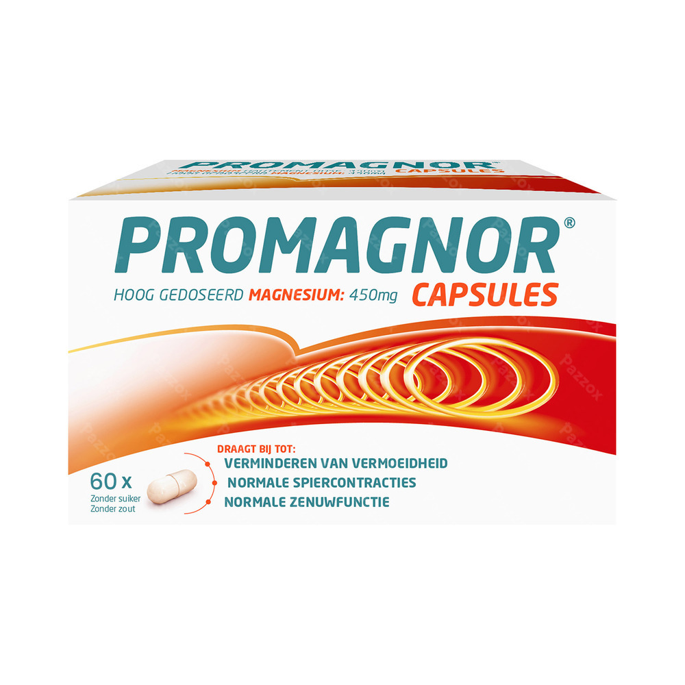 Assimileren Doe mijn best Chip Promagnor Magnesium 60 Capsules kopen - Pazzox, online apotheek