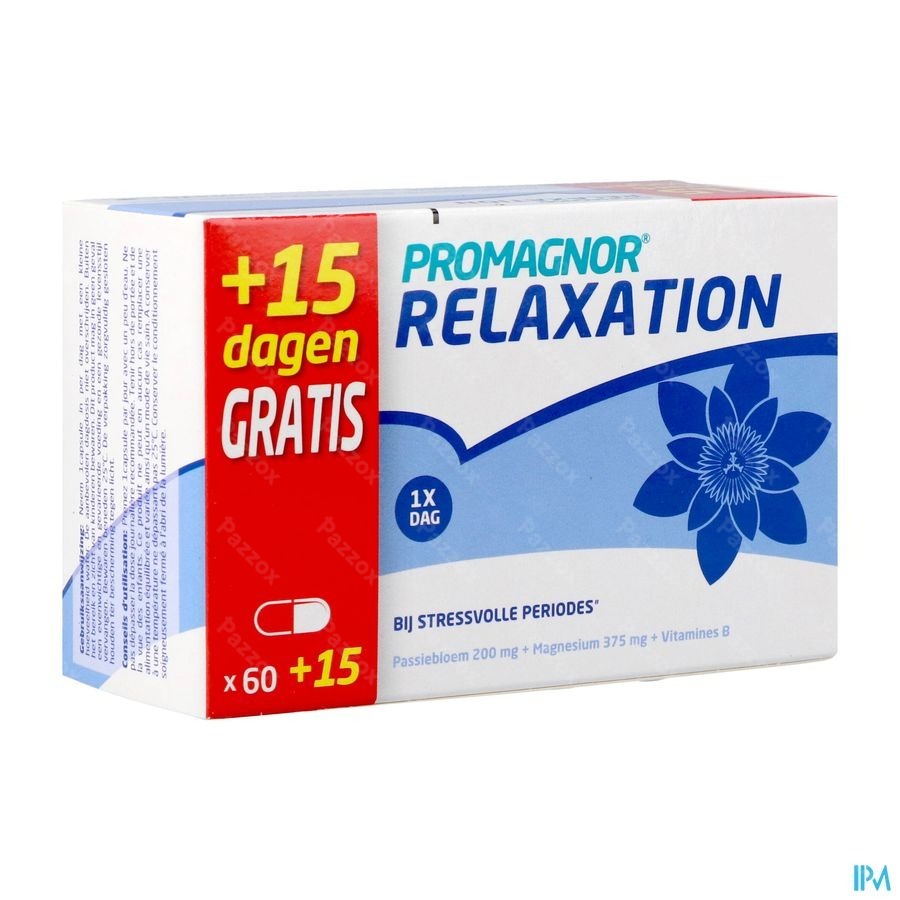 Promagnor Relaxation 60 +15 Gratis Capsules