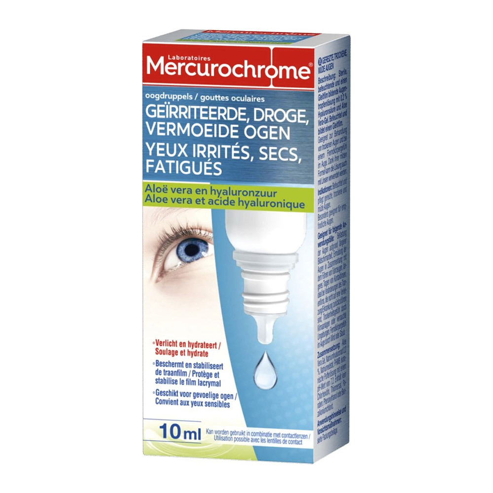 Mercurochrome Gouttes Oculaires Hydratantes 10ml