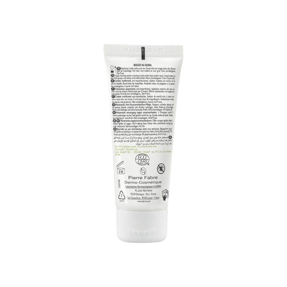 A-Derma Biology Globale Verzorging Onzuiverheden 40ml
