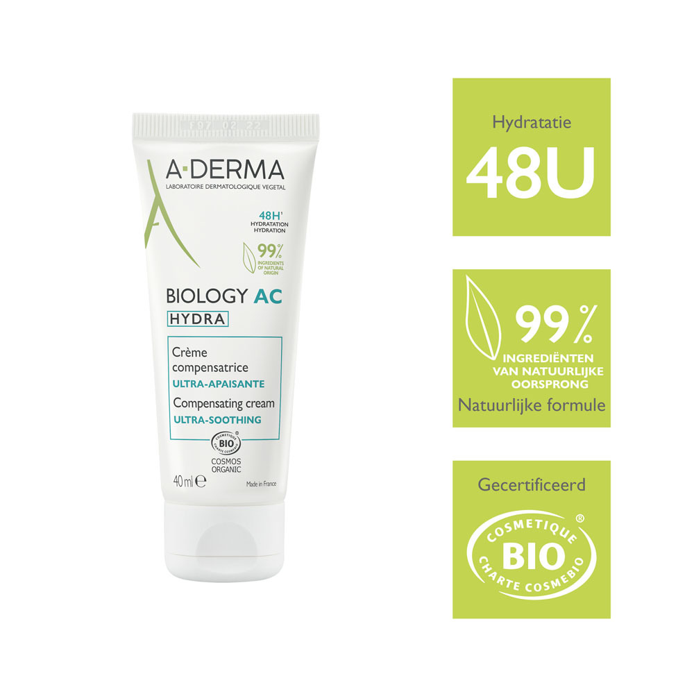 A-Derma Biology Ac Hydra Compenserende Crème 40ml