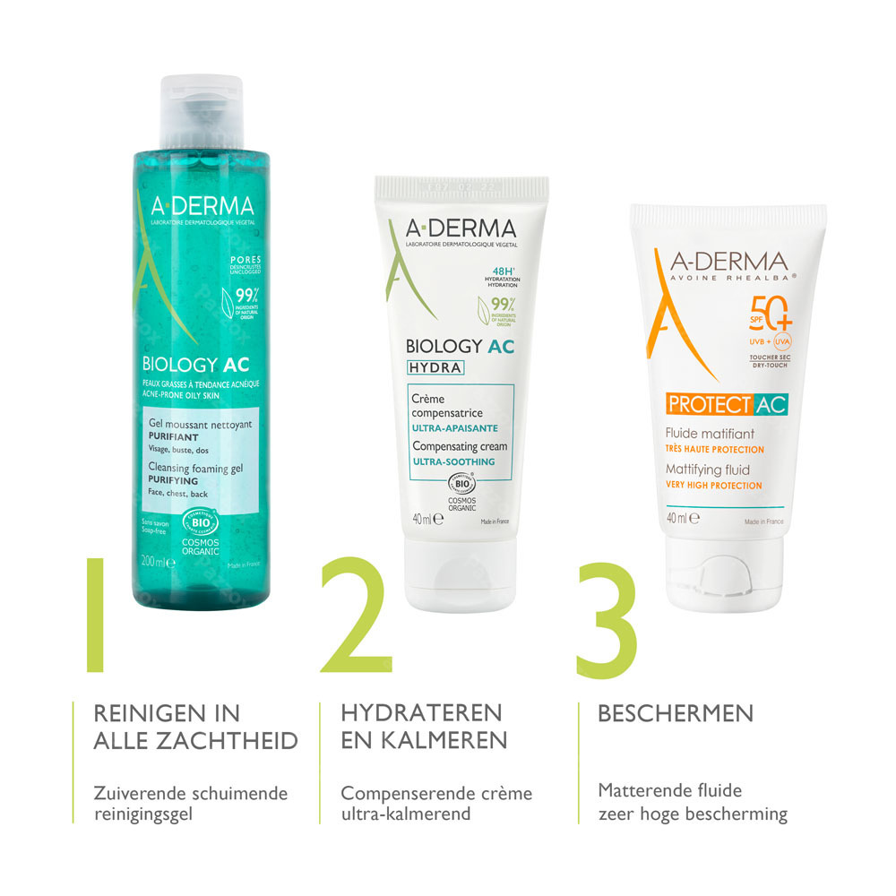 A-Derma Biology Ac Hydra Compenserende Crème 40ml