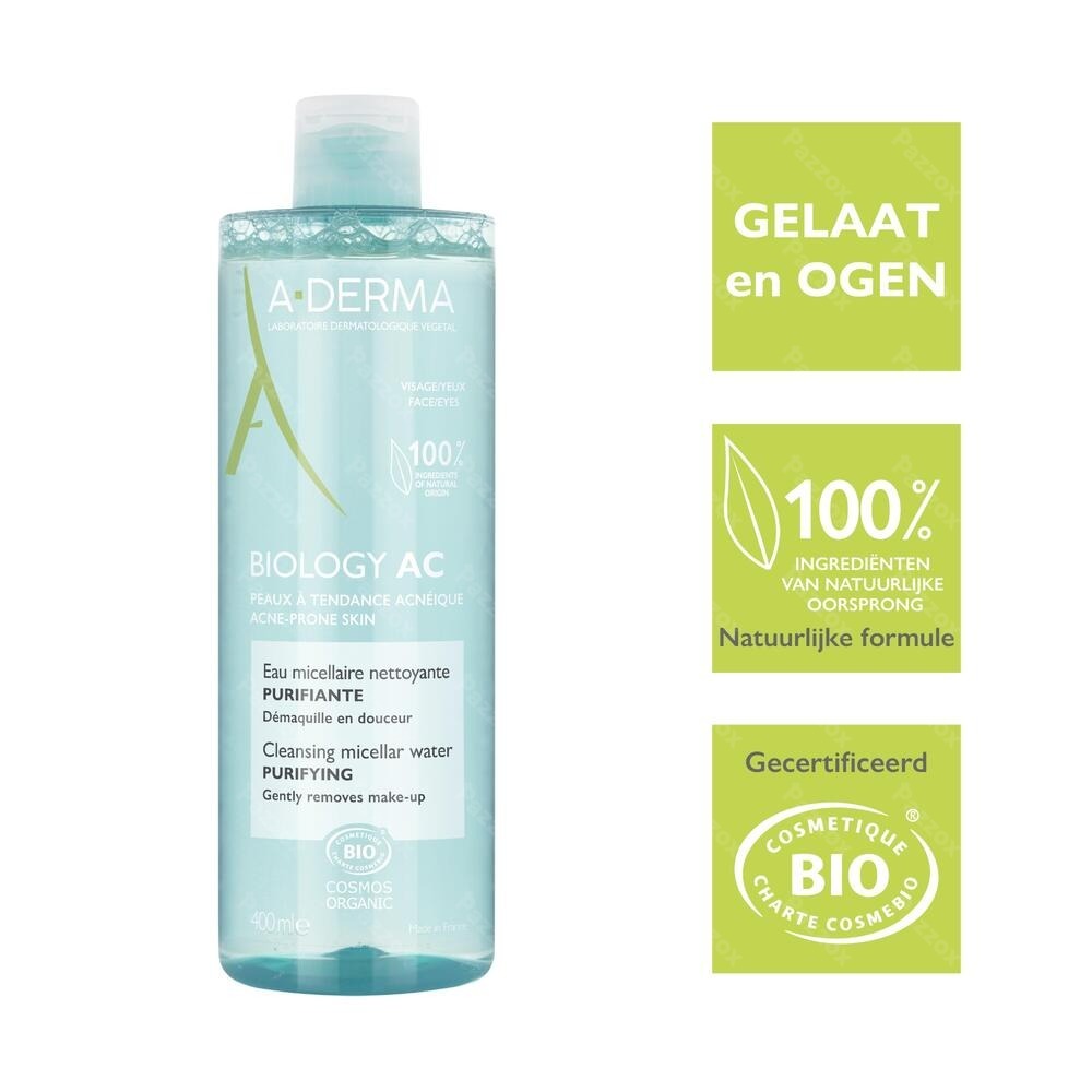 A-Derma Biology Ac Zuiverend Micellair Water 400ml