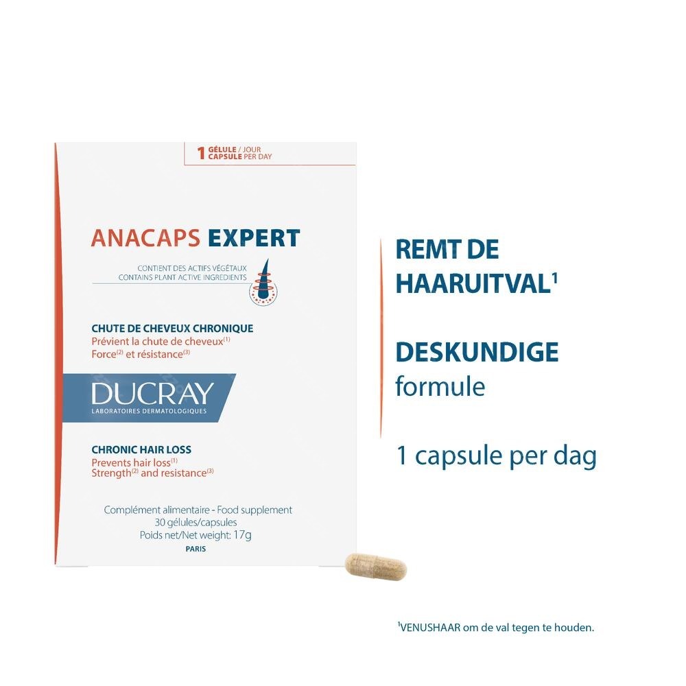 Ducray Anacaps Expert Chronische Haaruitval 90 Capsules