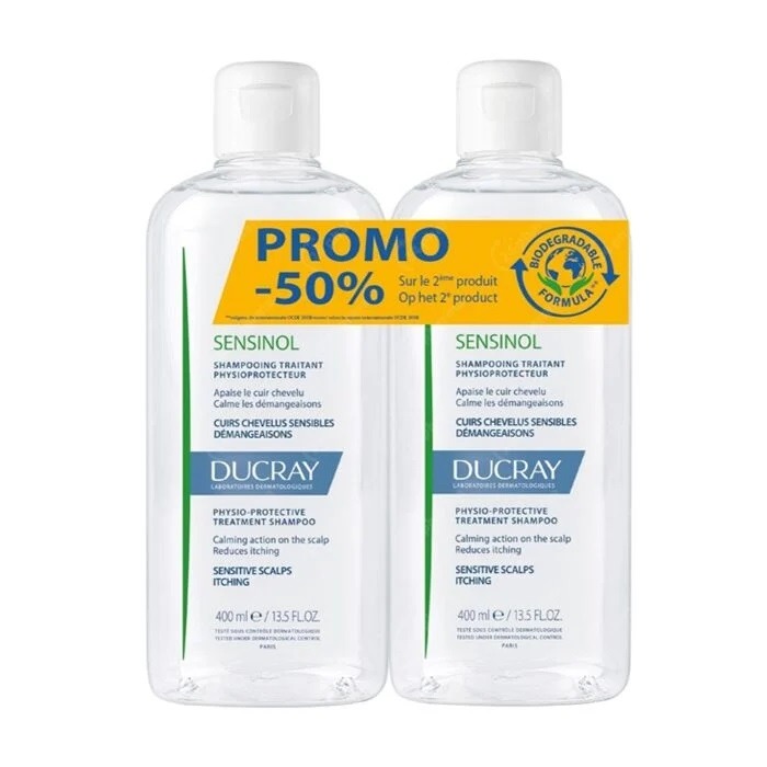 Ducray Sensinol Shampooing Traitant Physioprotecteur 2x400ml