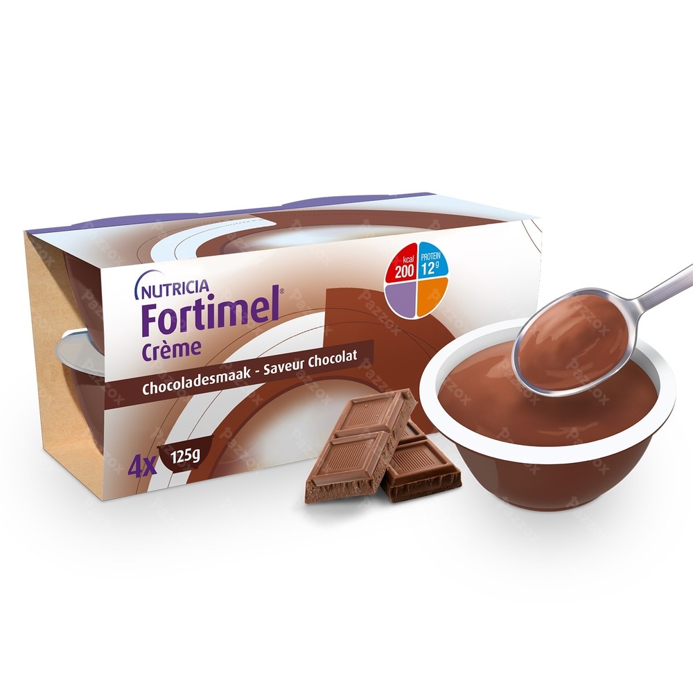 Fortimel Crème Saveur Chocolat 4x125g