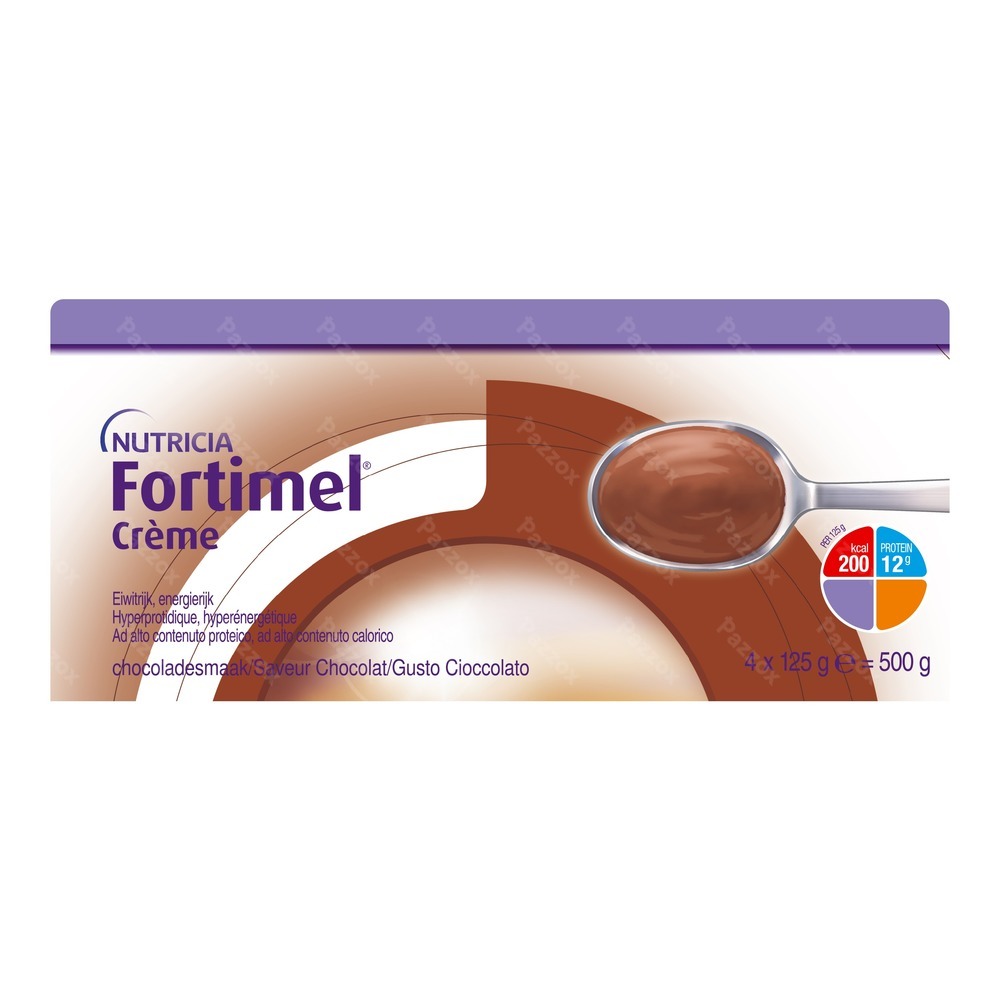 Fortimel Crème Saveur Chocolat 4x125g