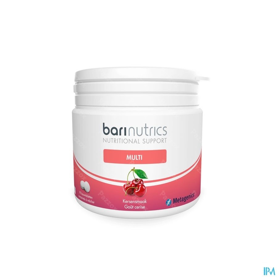 BariNutrics Multi Kerssmaak 90 Kauwtabletten