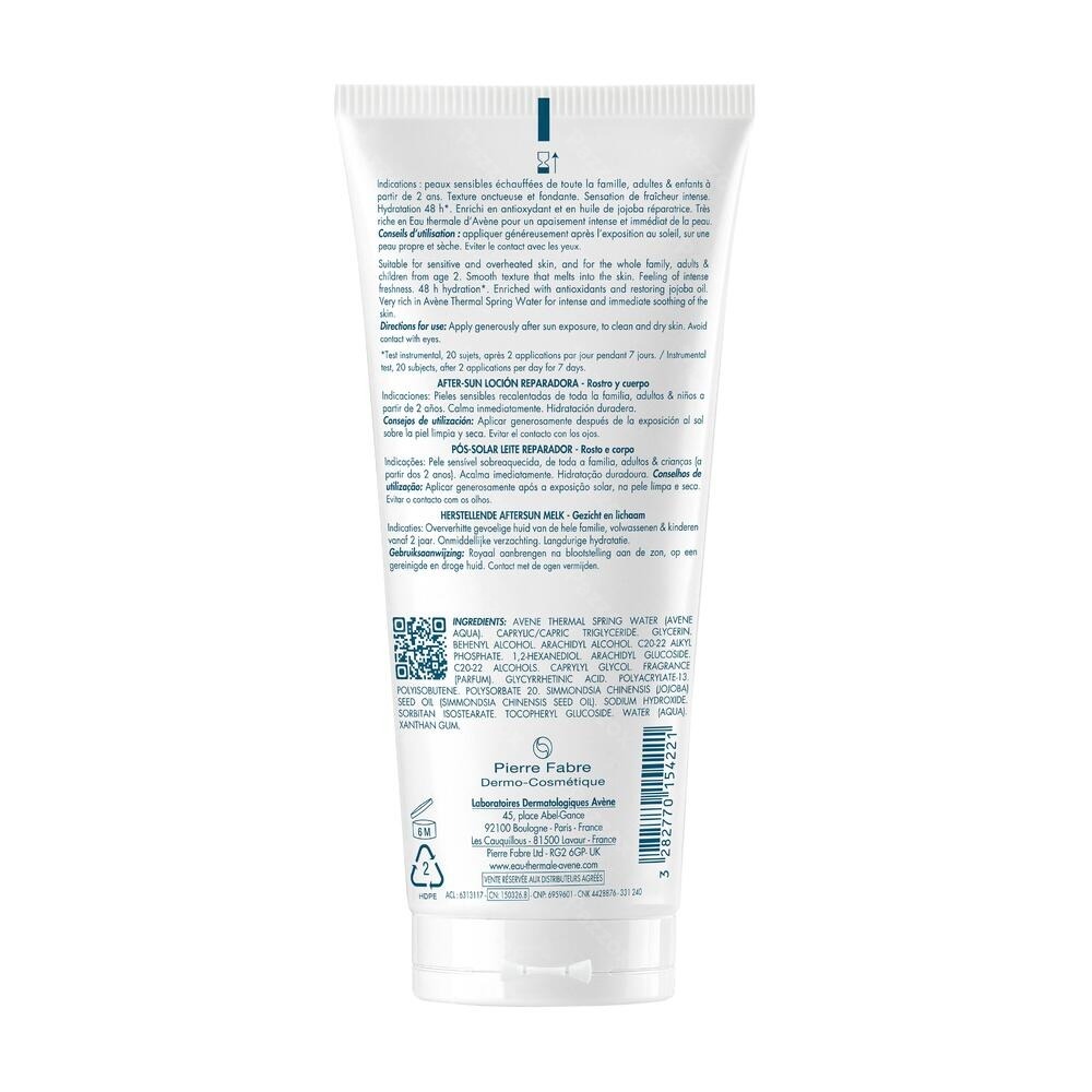 Avène Après Soleil Lait Reparateur 200ml