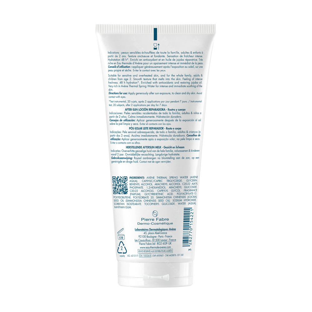 Avène After Sun Herstellende Melk 200ml