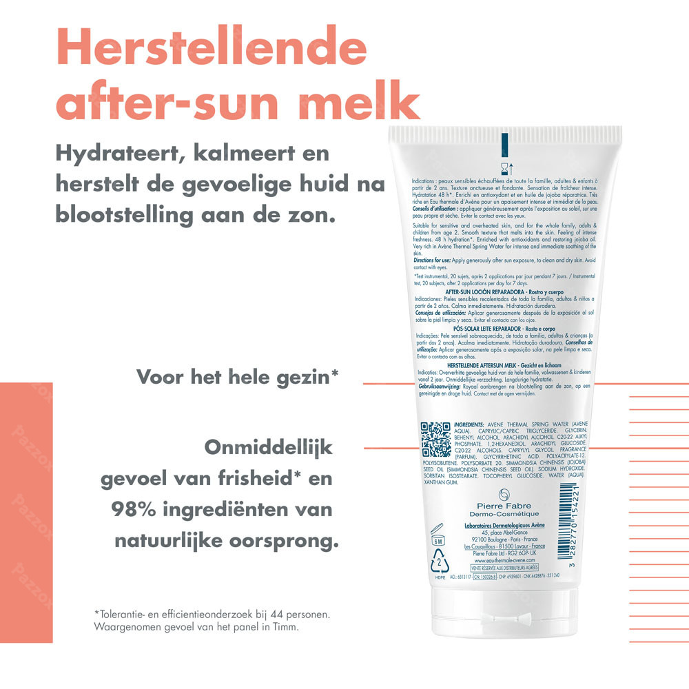 Avène After Sun Herstellende Melk 200ml