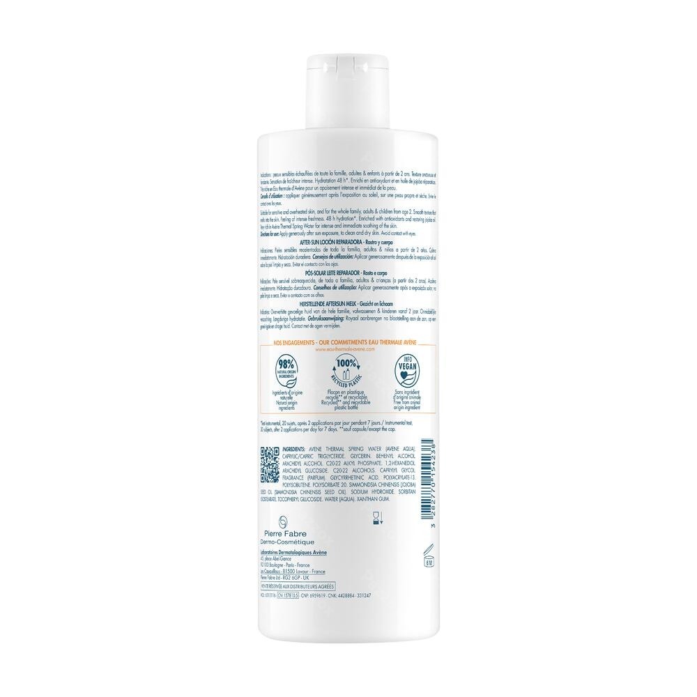 Avene Apres Soleil Lait Reparateur 400ml