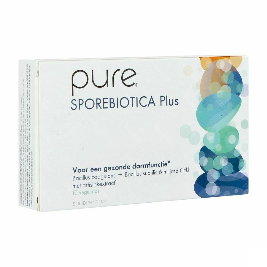 Pure Sporebiotica+ V-caps 10 Is Vervangt 4615654