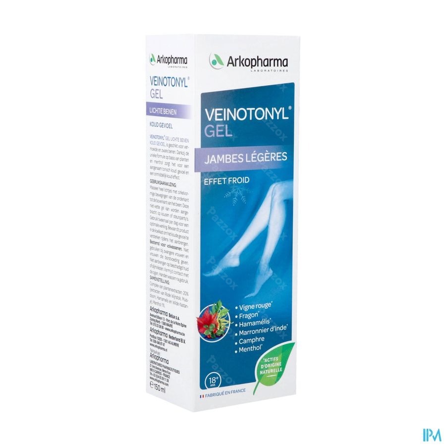 Arkopharma Gel Jambes Legères Effet Froid 150ml