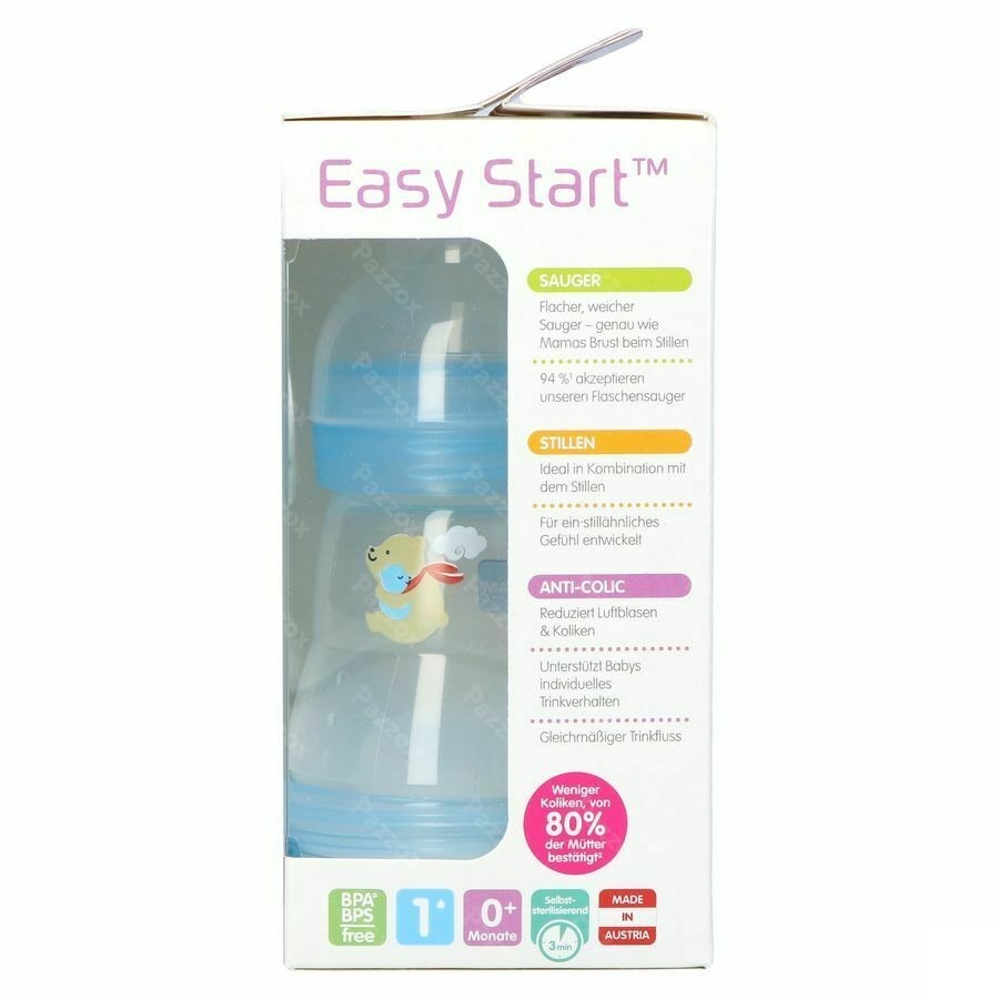 Mam Biberon Easy Start A/colique Garcon 160ml