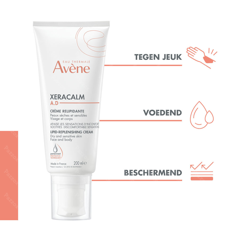Avène XeraCalm A.D. Relipiderende Crème 200ml