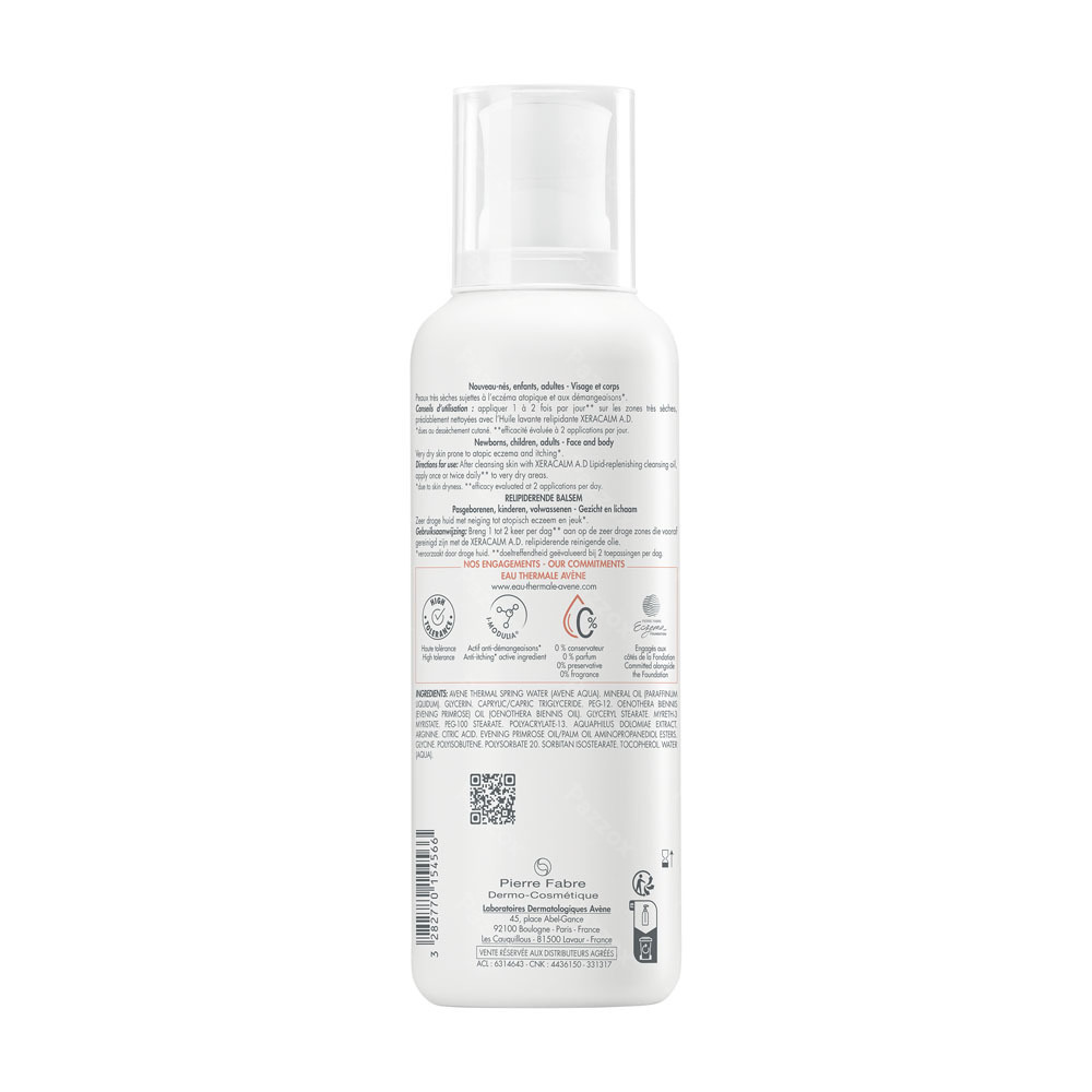 Avène XeraCalm A.D Voedende Balsem 400ml
