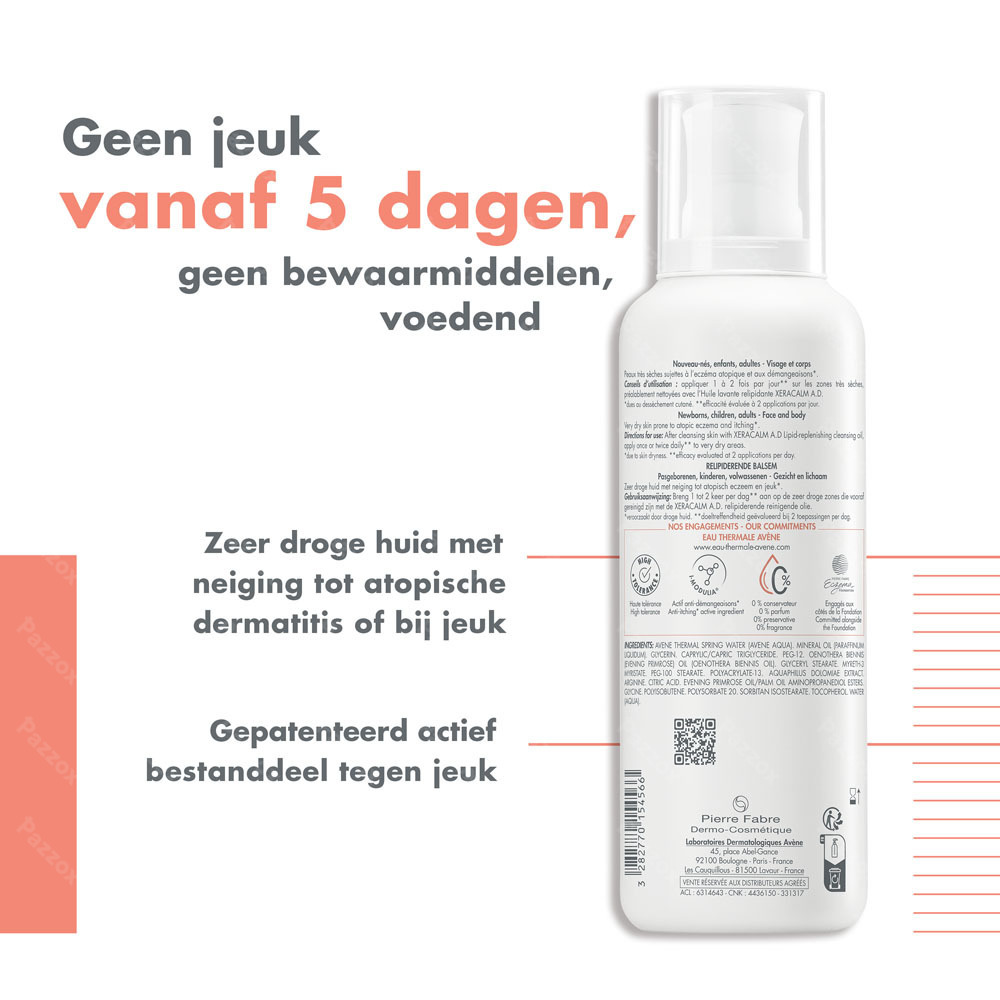 Avène XeraCalm A.D Voedende Balsem 400ml