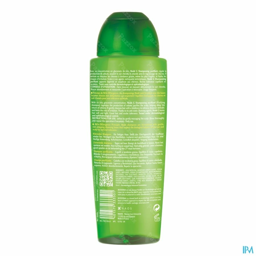 Bioderma Node g Shampooing 400ml