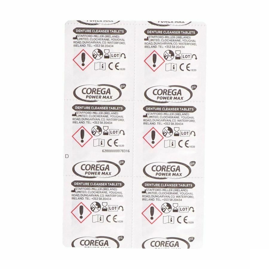 Corega Max Clean - 66 comprimés