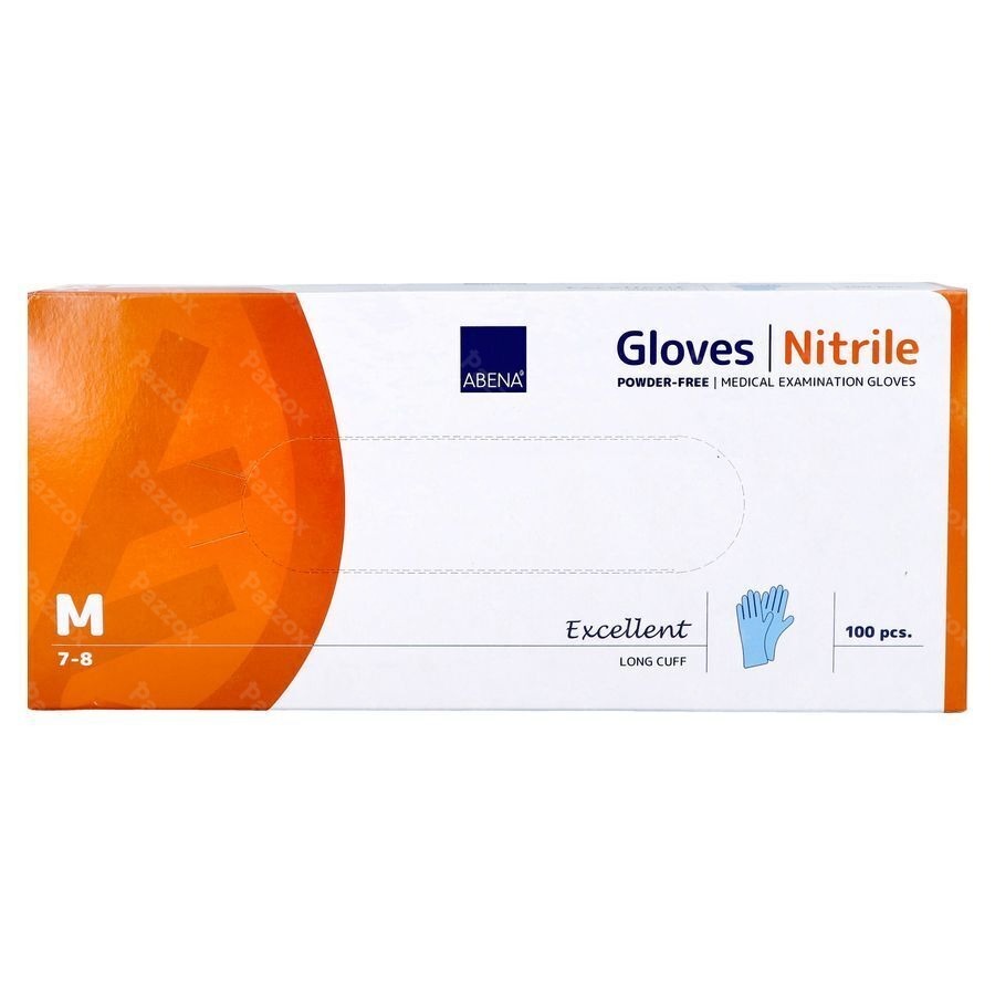 Abena Excellent Gant Nitril M Bleu