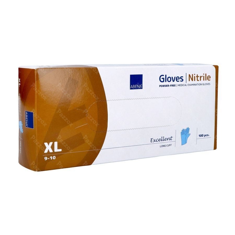 Abena Excellent Gant Nitril Xl Bleu