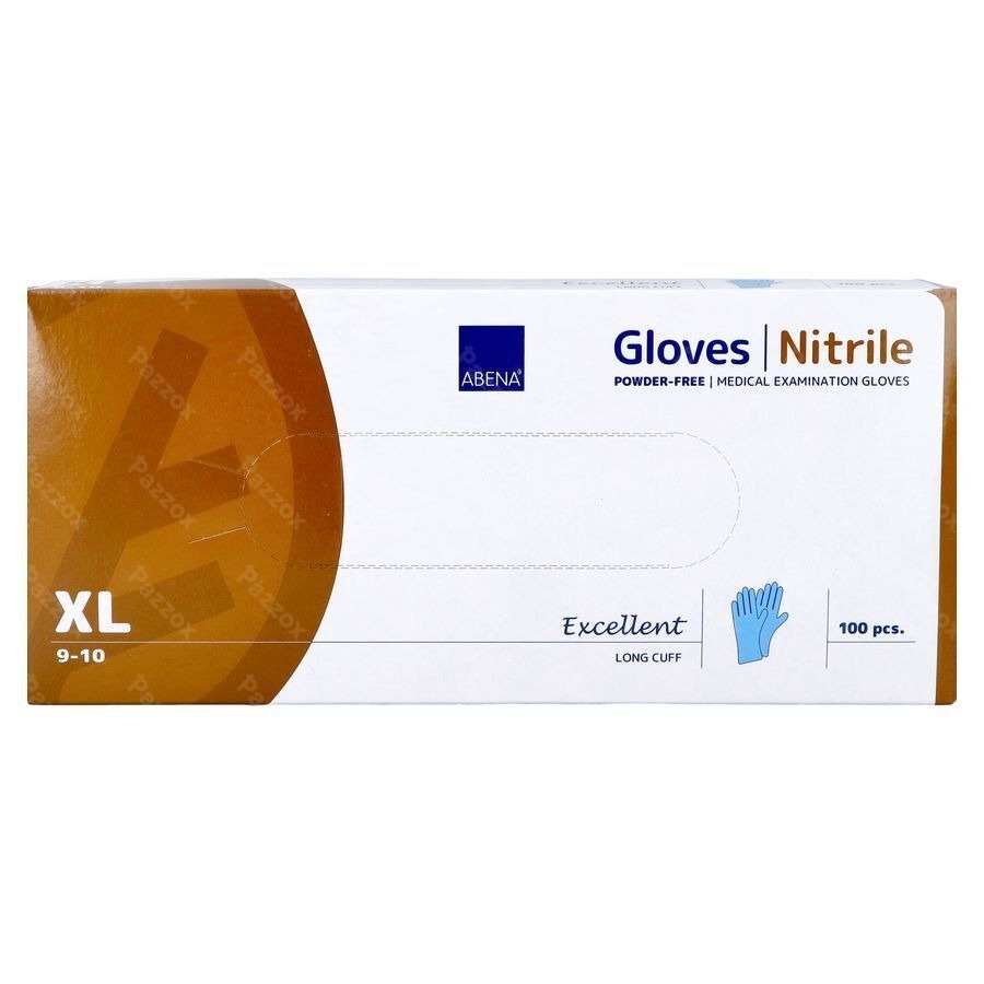 Abena Excellent Gant Nitril Xl Bleu