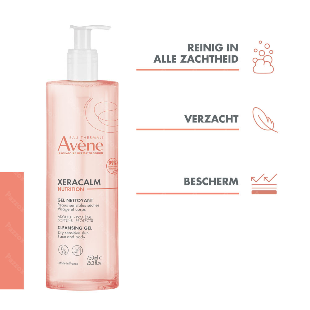 Avène Xeracalm Nutrition Reinigingsgel 750ml