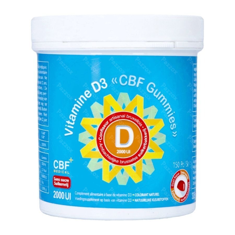 Vitamine D Cbf 2000ui Gummies 150
