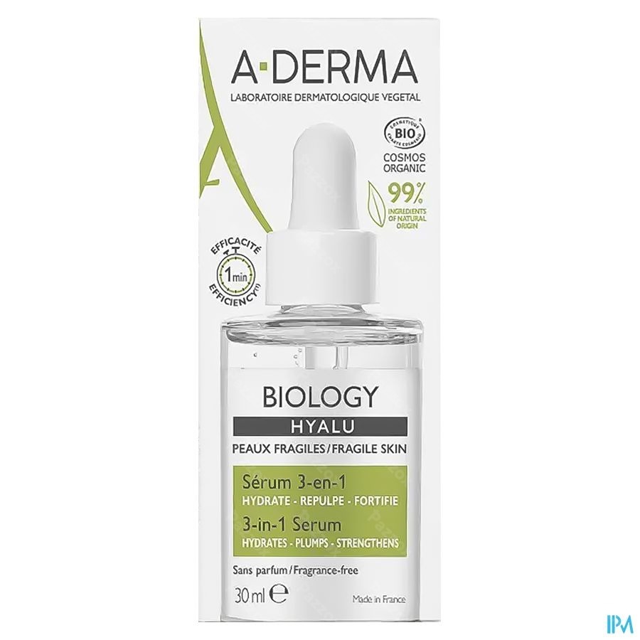 A-Derma Biology Hyalu Serum 3-in-1 30ml