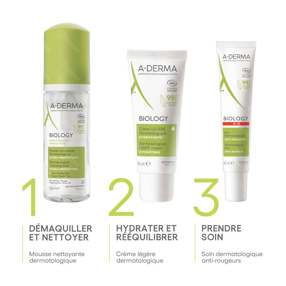 A-Derma Biology Mousse Nettoyant 150ml