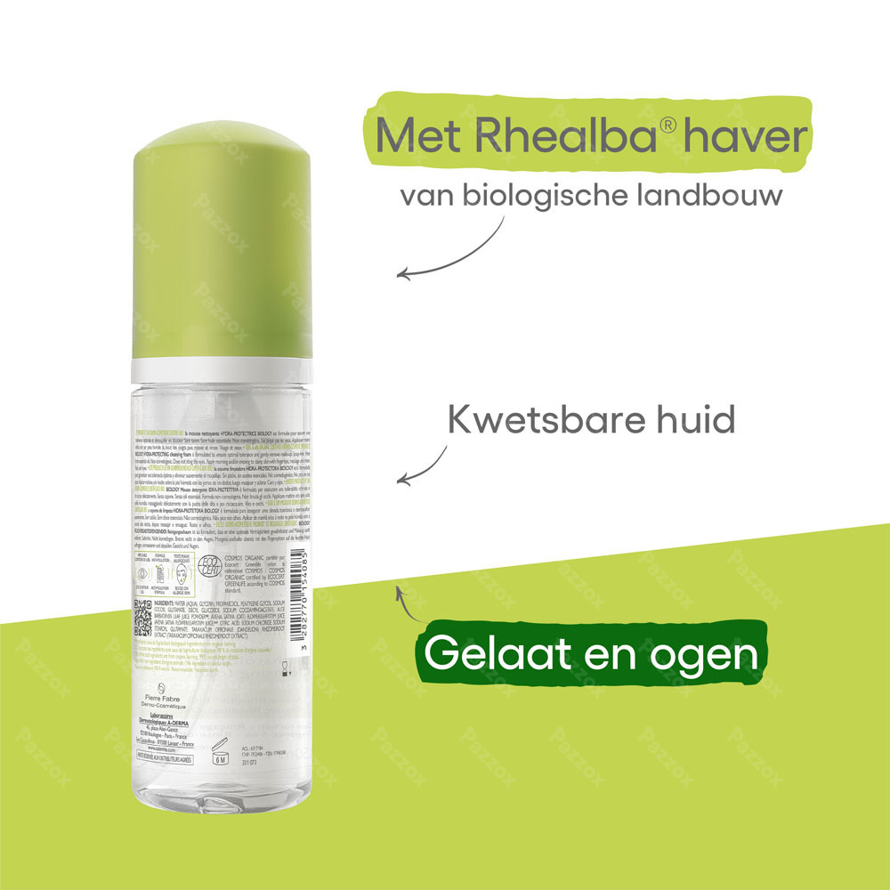 A-Derma Biology Hydraterend en Beschermend Reinigingsschuim 150ml