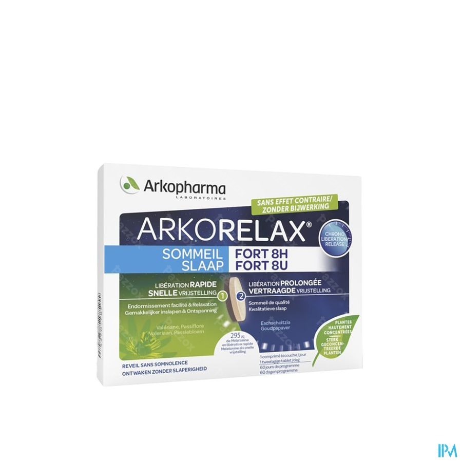 Arkorelax Sommeil Fort 8h 60 Comprimés