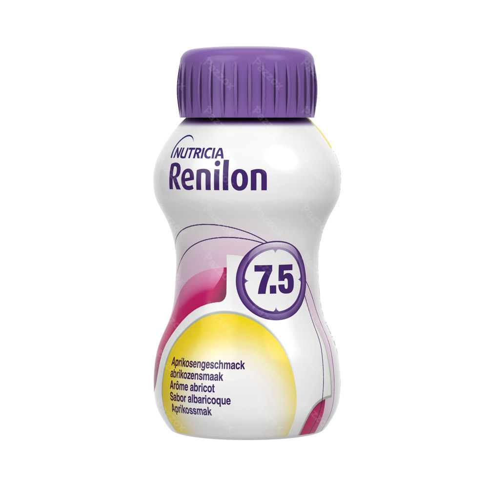 Renilon 7.5 Abrikoos Fles 4x125ml 177033 Nf