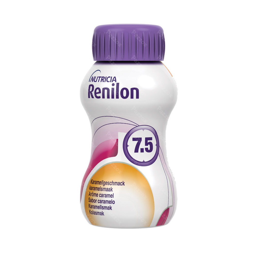 Renilon 7.5 Karamel Fles 4x125ml 177026 Nf