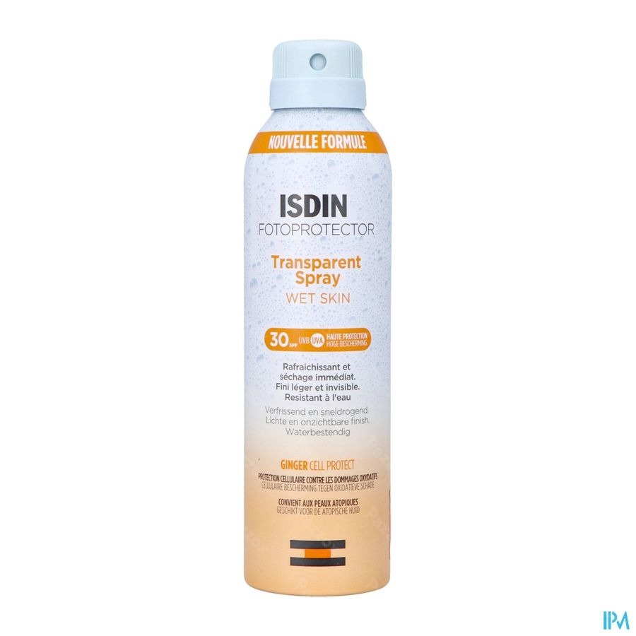 Isdin Fotoprotector Transparante Spray Wet Skin SPF30 250ml